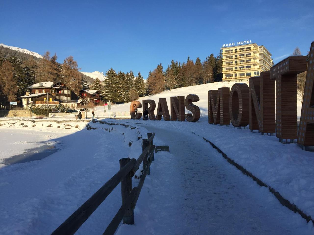 Plein Centre, Ski A Pied, Vue, Calme Crans-Montana Bagian luar foto