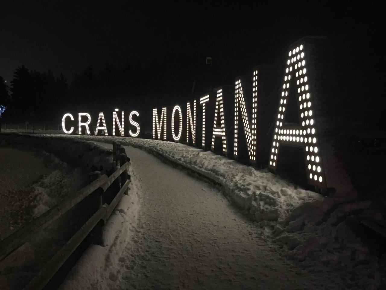 Plein Centre, Ski A Pied, Vue, Calme Crans-Montana Bagian luar foto